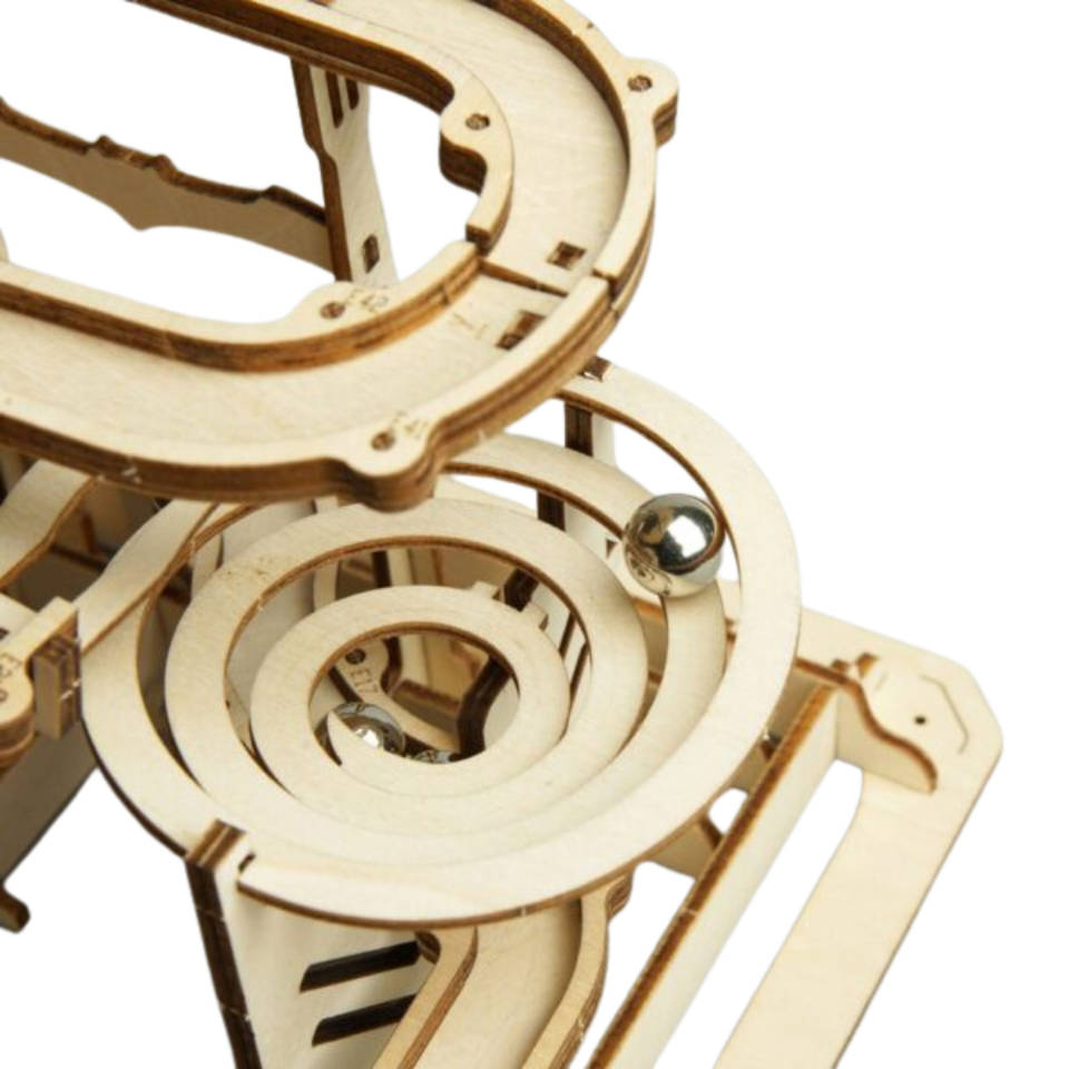 Robotime Marble Run 3D houten knikkerbaan