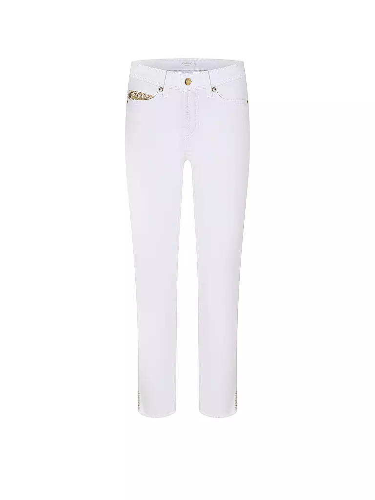 CAMBIO Jeans Slim Fit 7/8 PIPER weiss