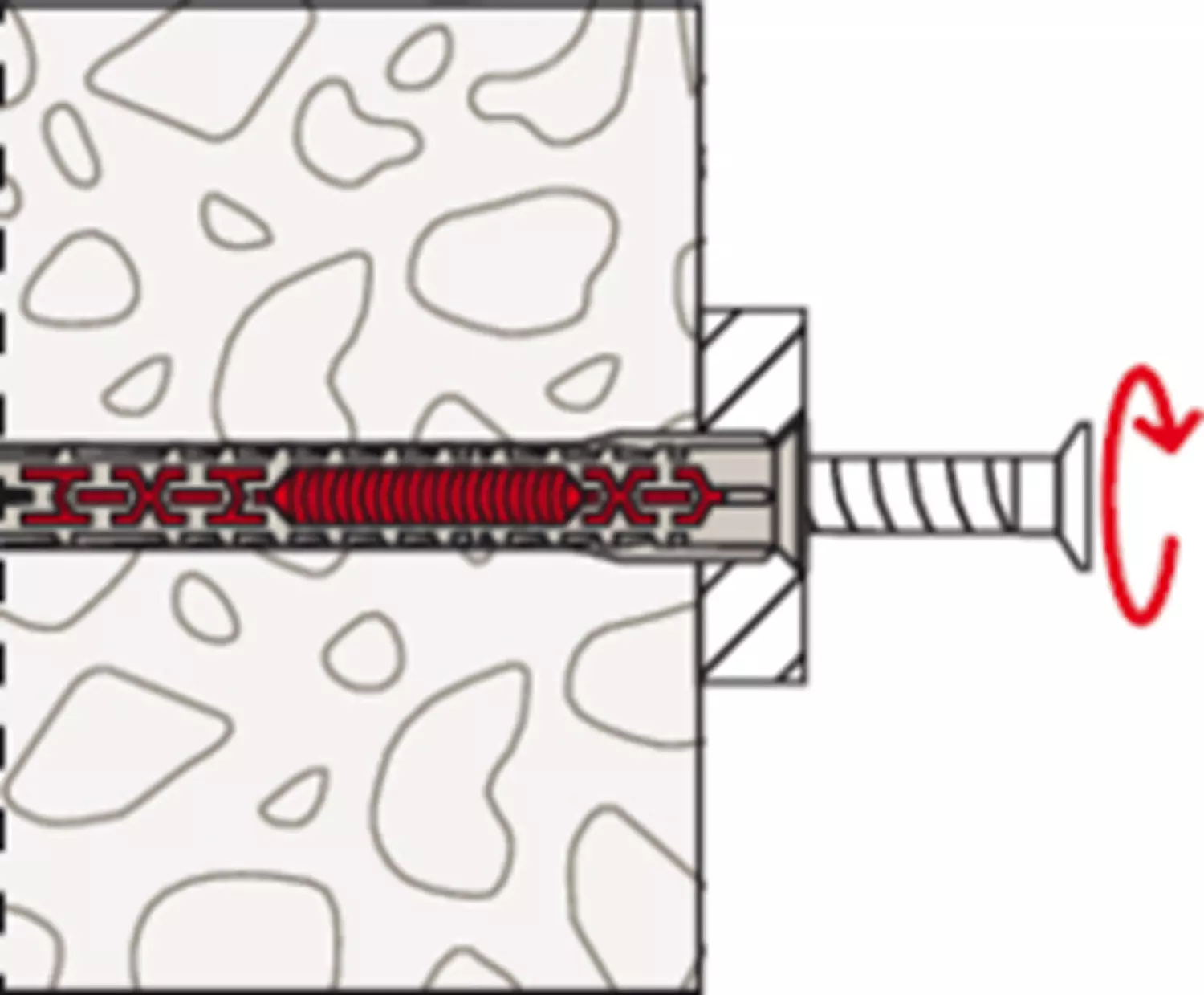Fischer 562159 Constructieplug DuoXpand - verzonken kop - 10 x 160 T (50st)