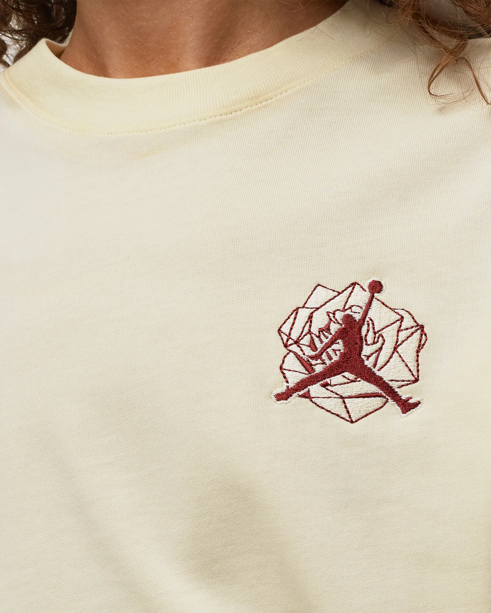 Camiseta feminina vintage Jordan Jordan x Teyana Taylor