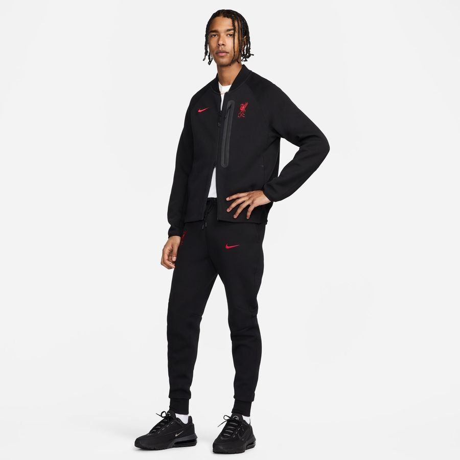 Liverpool Veste NSW Tech Fleece N98 - Noir/Rouge