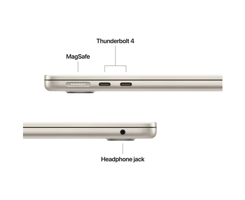 Apple 13-inch MacBook Air: Apple M4 chip with 10-core CPU and 10-core GPU, 24GB, 512GB SSD - Starlight