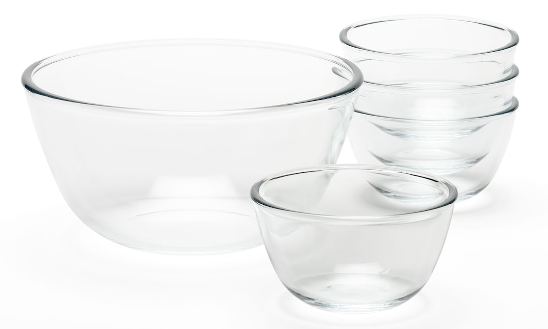 bongusto Schüssel-Set 5-teilig Glas