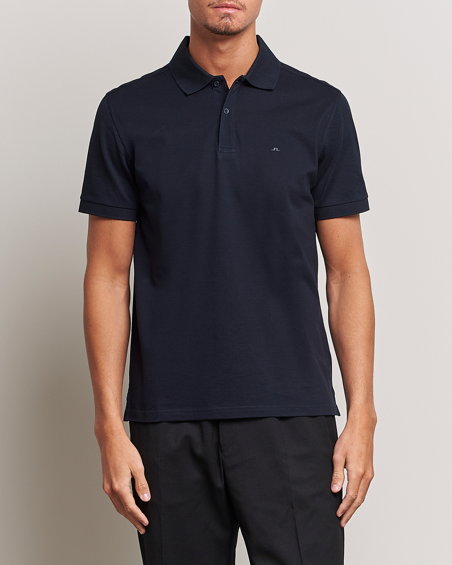 J.Lindeberg Troy Polo Pique Navy