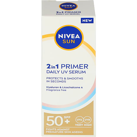 2-i-1 ansigtsserum m. SPF50+