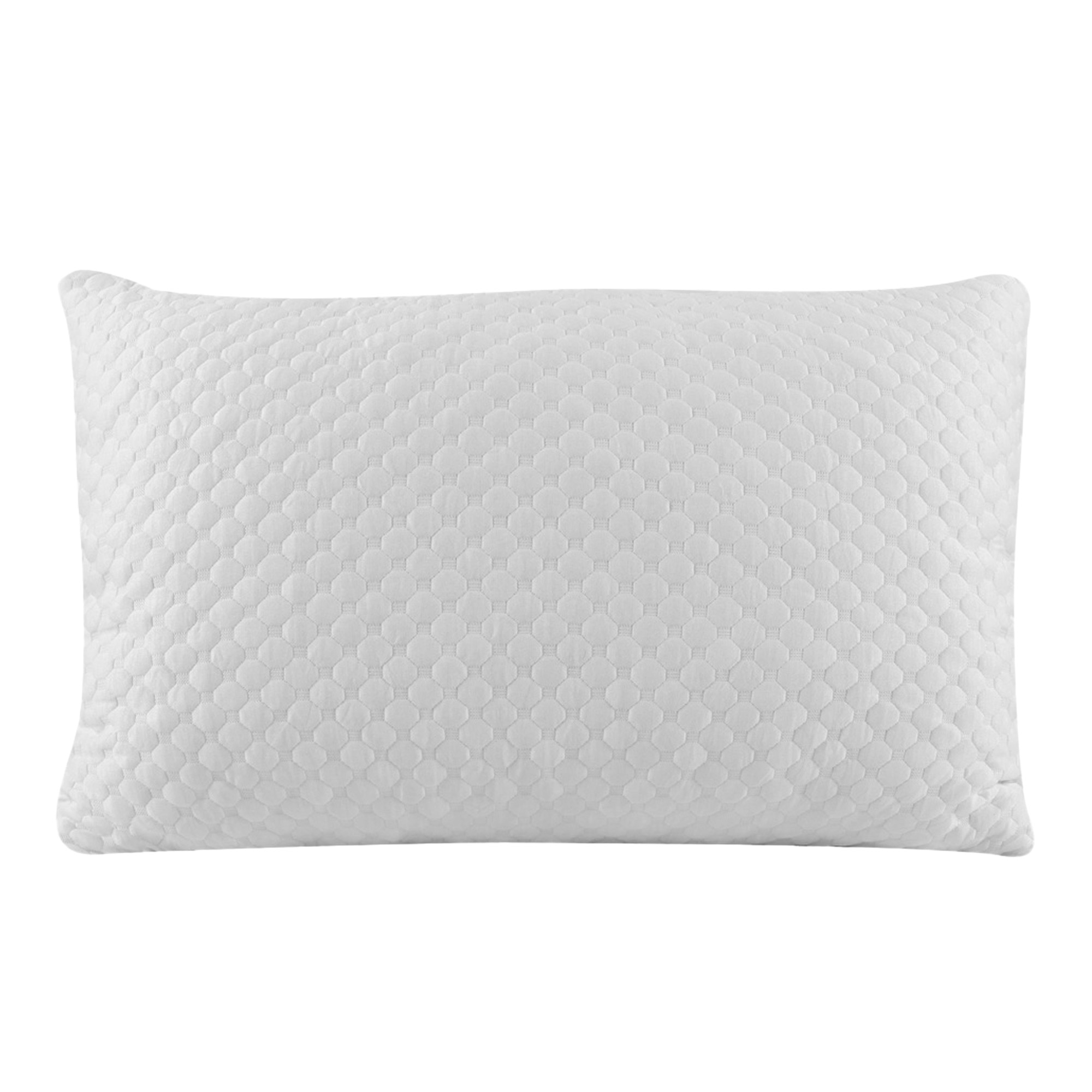 Orthopädisches Kopfkissen kühlend 71 x 51 cm weiss/blau
