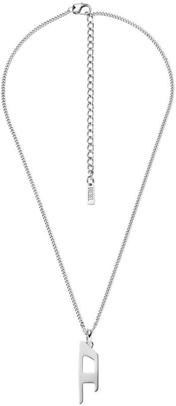 Diesel - D Logo - Heren Ketting - Zilver