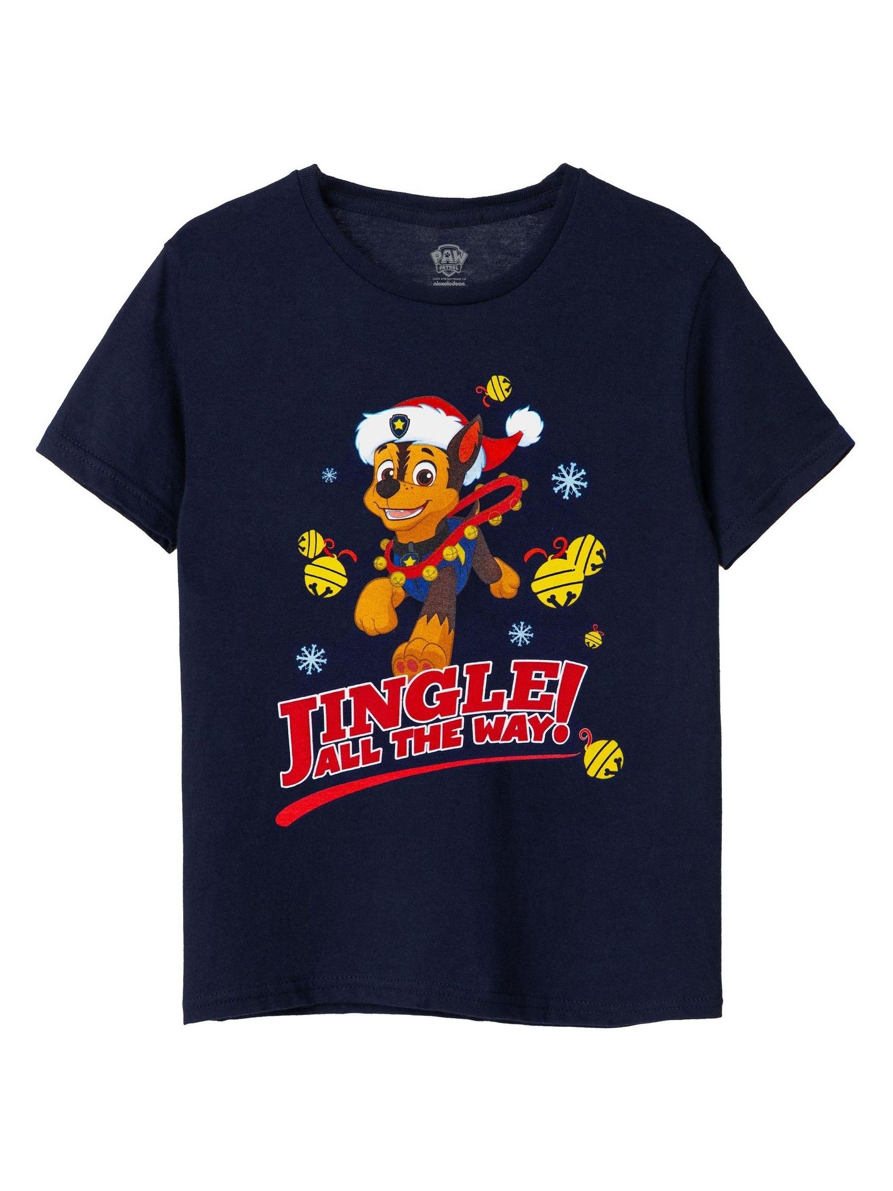 Blauw Paw Patrol - Vanilla Underground kerstshirt voor jongens van 100% katoen
