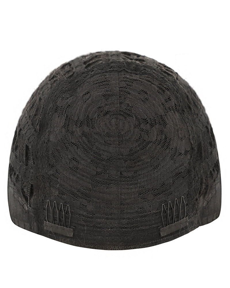 (60cm) Vokuhila Perücke Pop Rock Fasnacht Kostüm Zubehör Motto Party / Halloween Accessoire - Schwarz