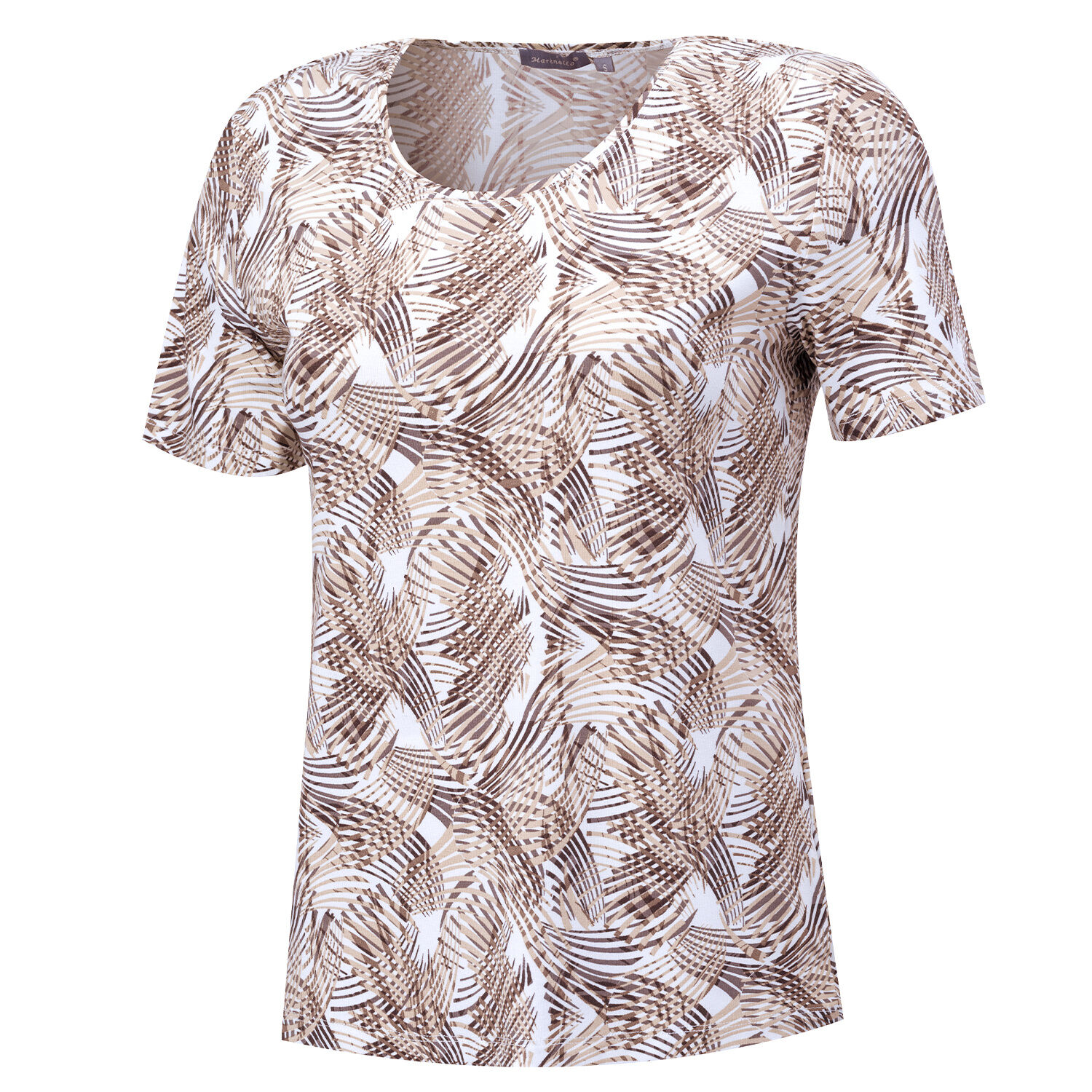 Damen Shirt mit Blätterprint