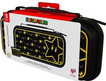 PDP Gaming Switch Travel Case Plus - Super Star Glow in the Dark - Consolehoes - Nintendo Switch/OLED/Lite