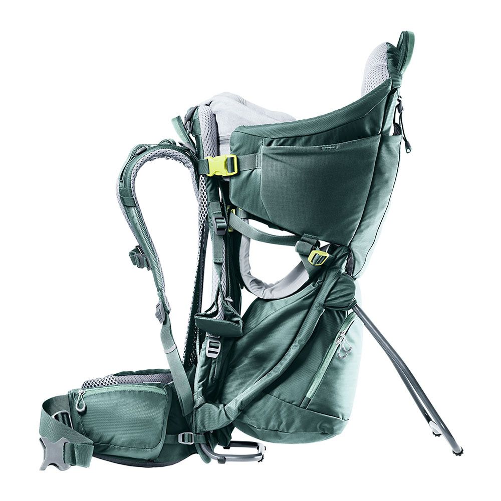 Deuter KID COMFORT 14L - Porte-bébé + Pare-soleil forest