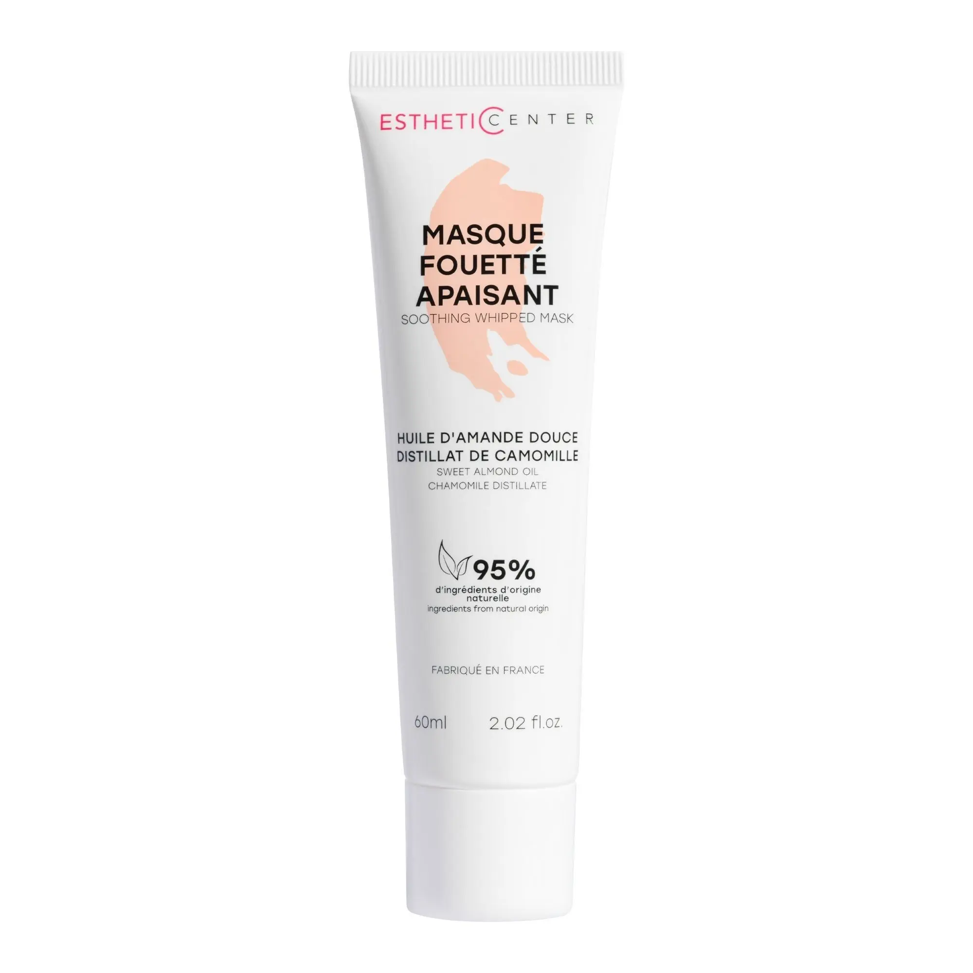 Esthetic Center - Masque Fouetté Apaisant Huile d'Amande Douce & Distillat de Camomille 60ml - Masque