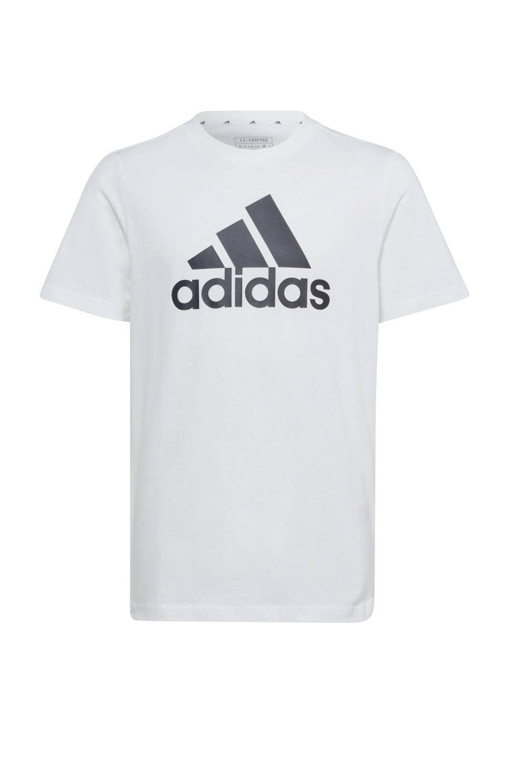 adidas T-shirt wit/zwart