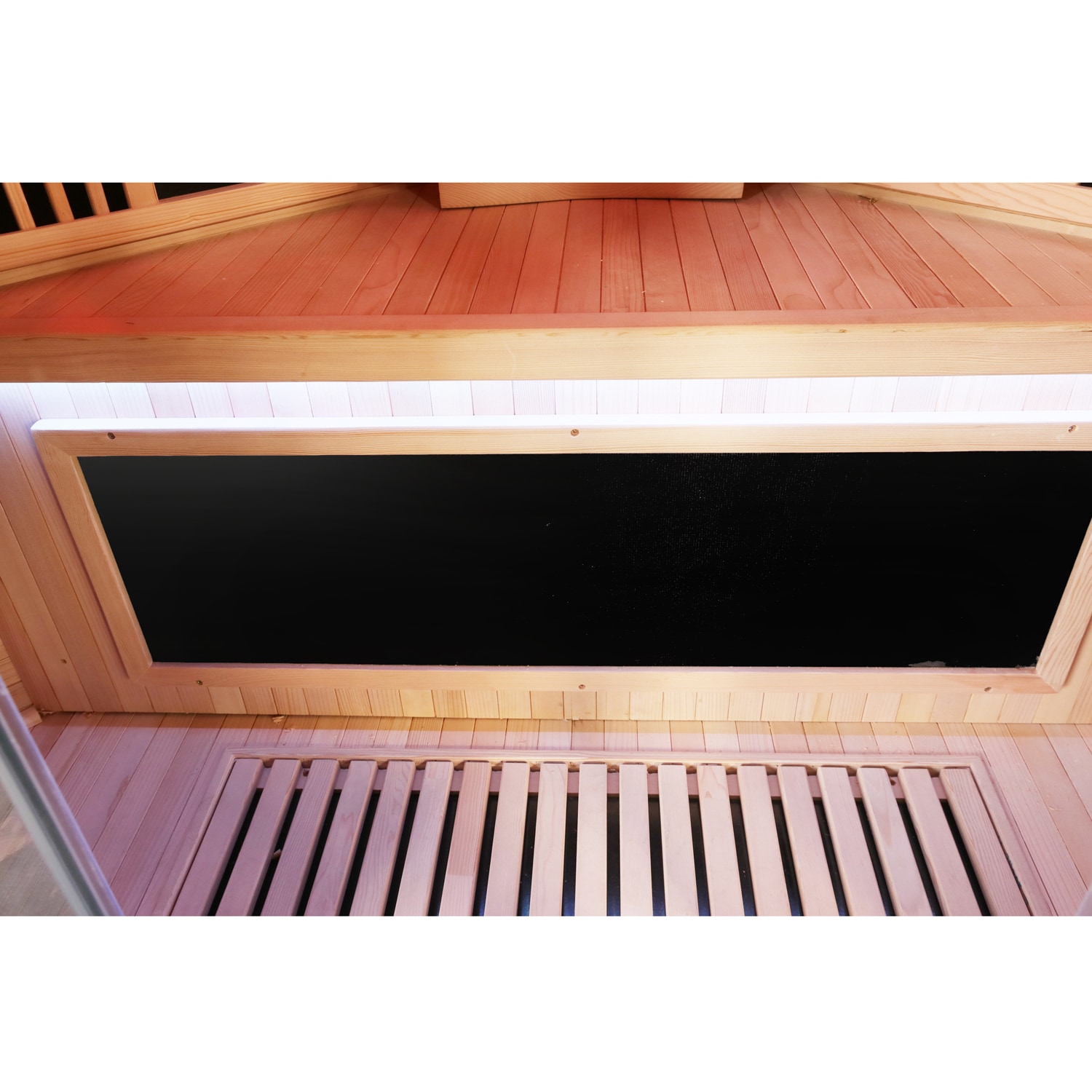 Dewello® Infrarotkabine Infrarotsauna SALTCOATS 120cm x 120cm inkl. 3 Vollspektrumstrahler, 4 Karbonstrahler, 2 Personen