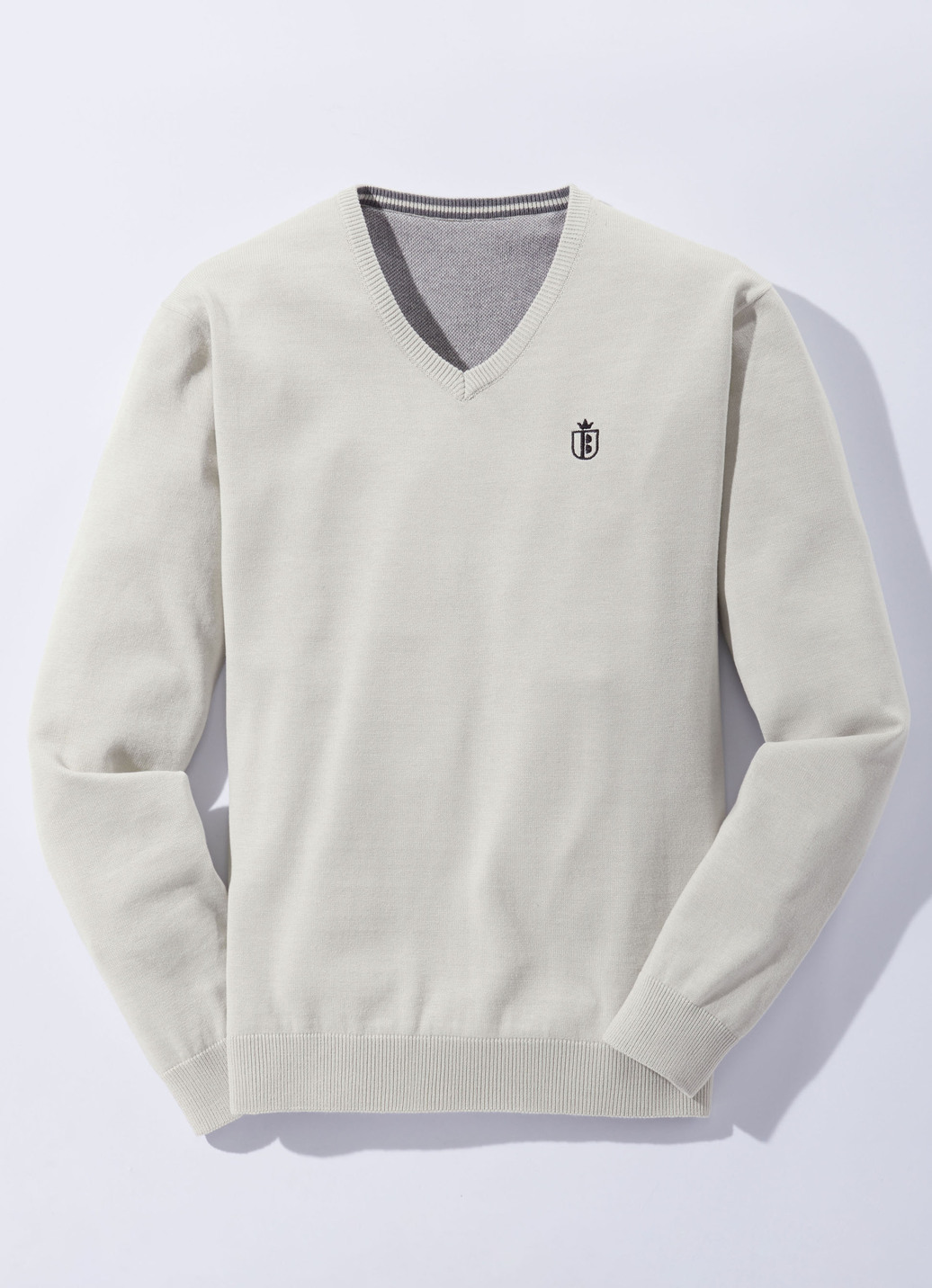 Modischer V-Pullover in 6 Farben