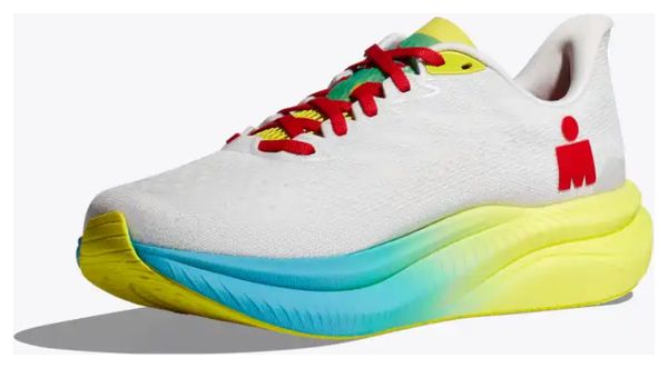 Chaussures de Running Hoka Mach 6 IronMan Blanc Multi-color Femme