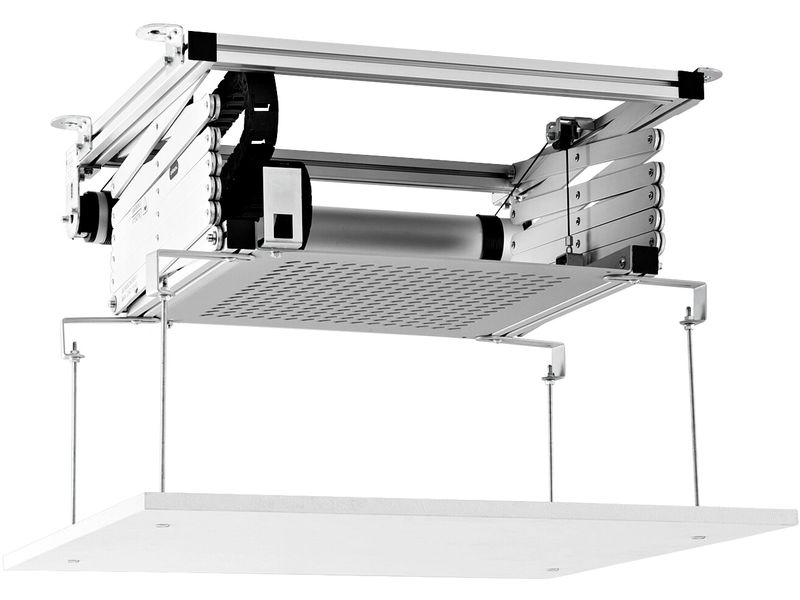 Celexon Deckenhalterung PL2000 Plus Grau ausfahrbar bis 196cm
