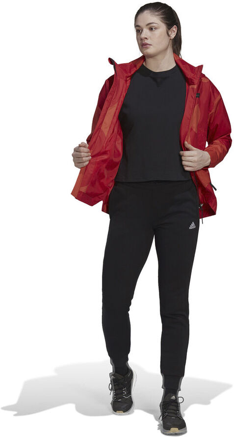 adidas Marimekko Traveer RAIN. RDY jakke Rød