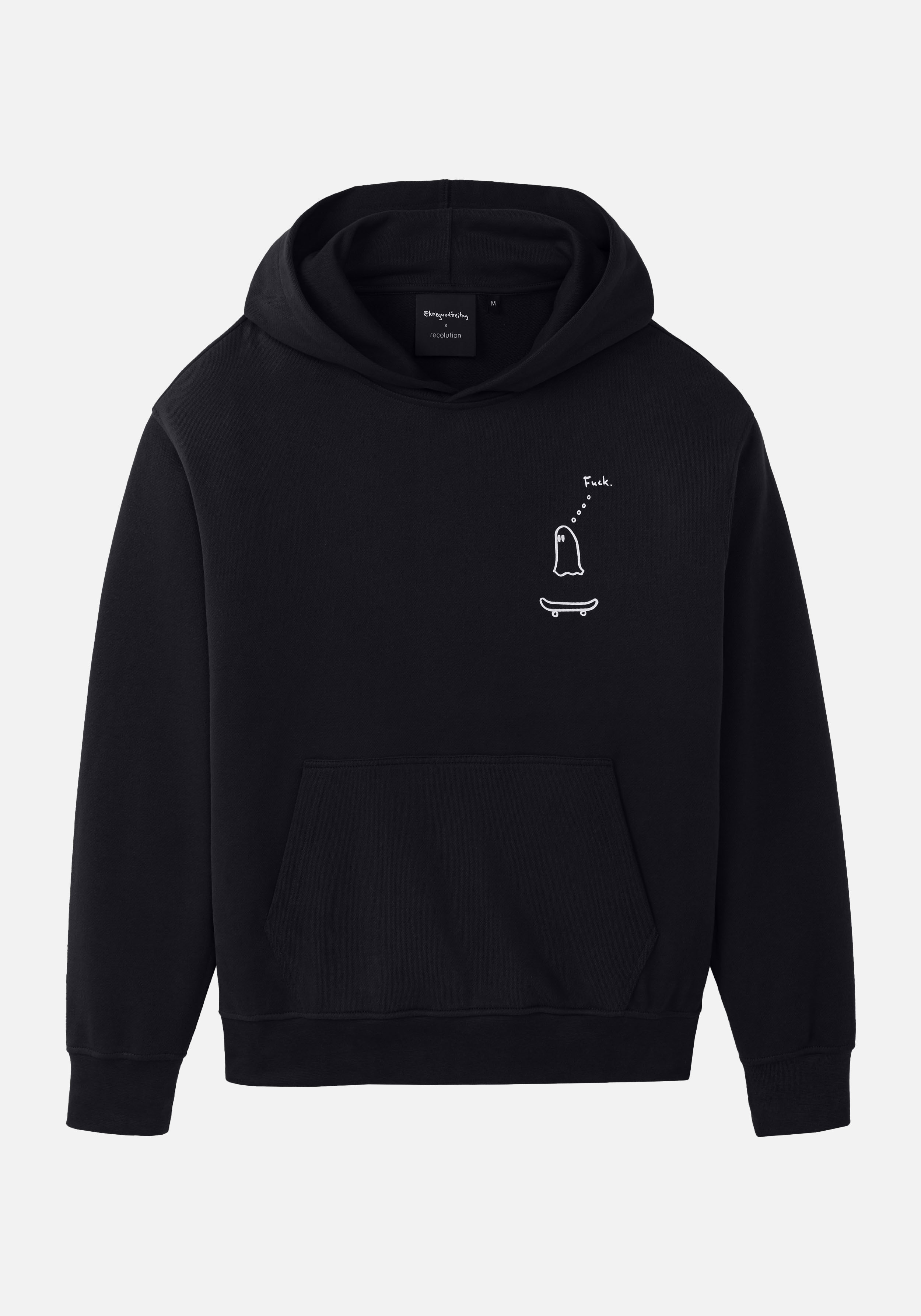 Recolution Hoodie Olive Geisterfahrer Black