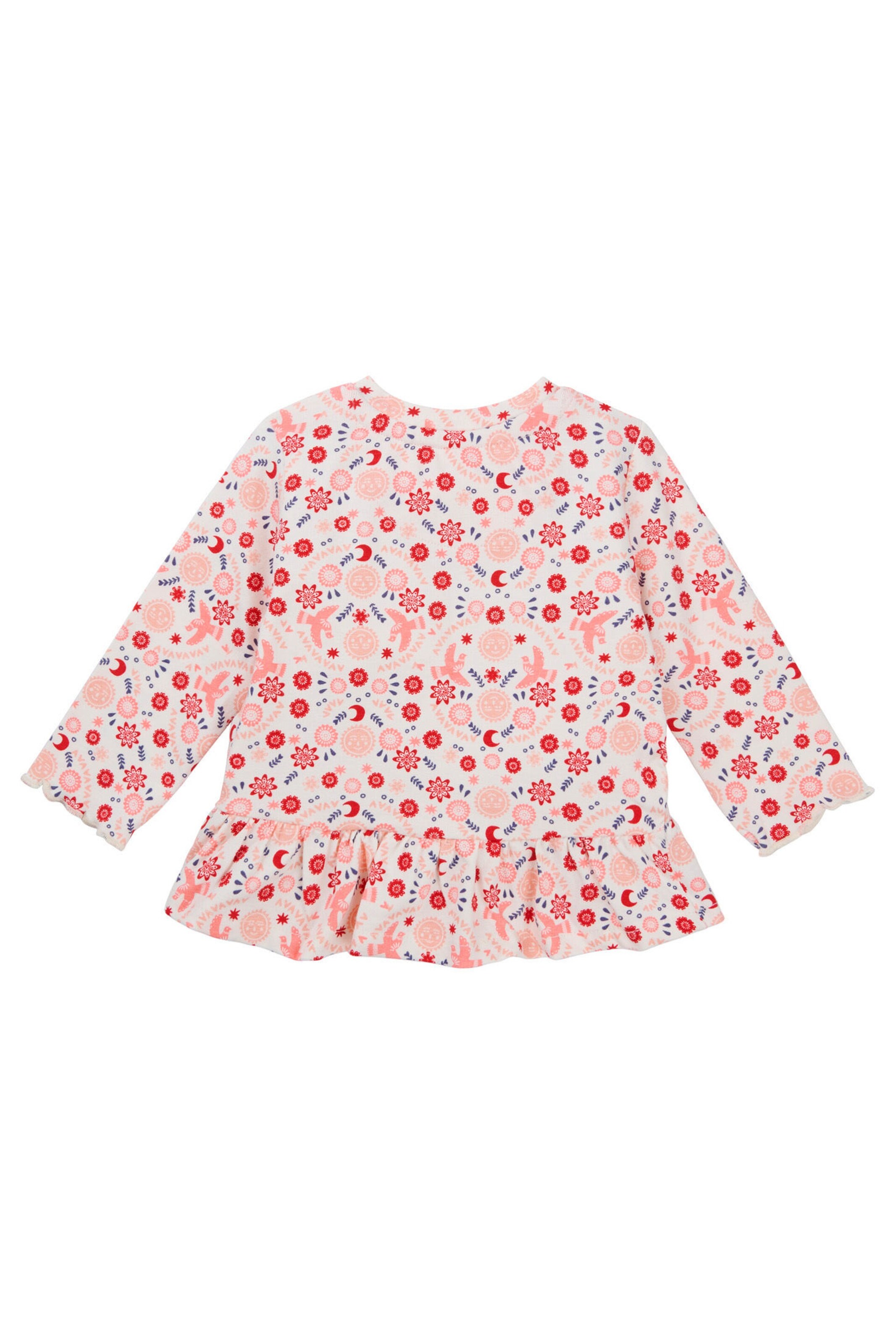 Noppies Baby Langarmshirt Meeker Floral pattern Pink