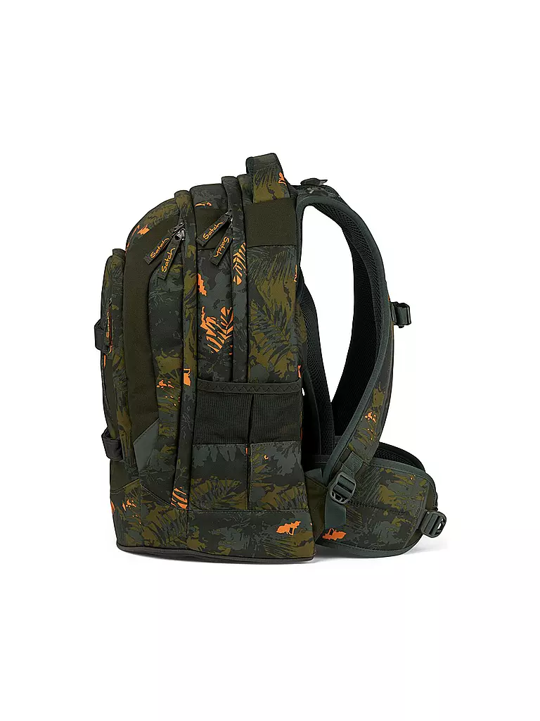 SATCH Schulrucksack Satch Pack Jurassic Jungle dunkelgrün
