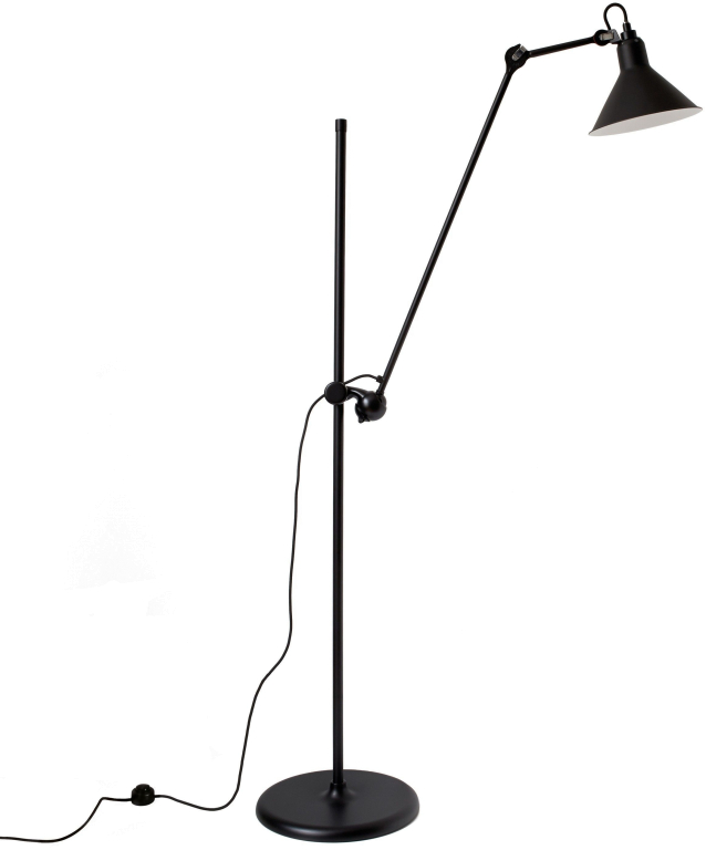DCW éditions Lampe Gras N215 L booglamp zwart