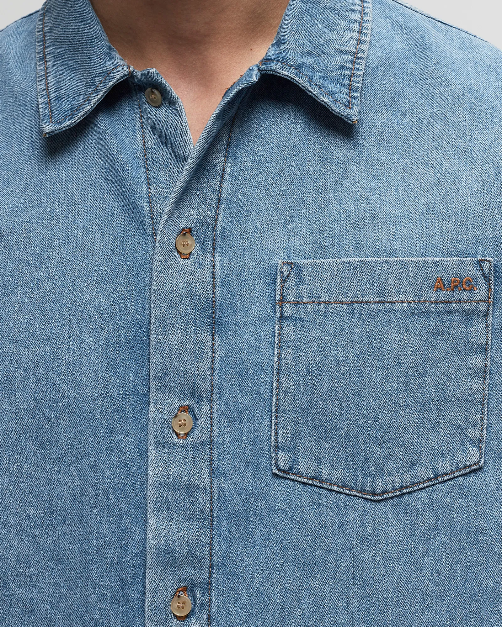 A.P.C. surchemise vittorio brodee