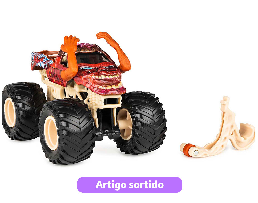 VEÍCULOS 1:64 MONSTER JAM MODELOS SORTIDOS