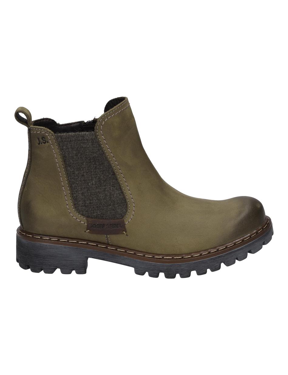 Stiefelette Marta 03, oliv-kombi