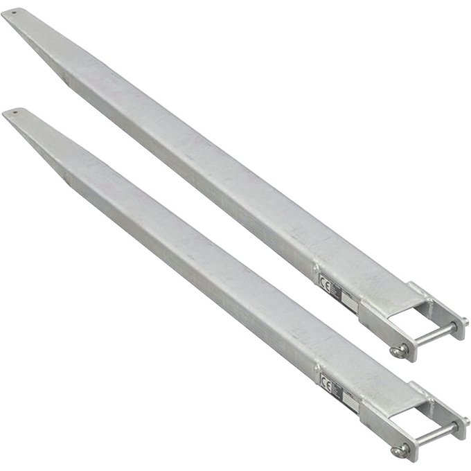 Rallonges de fourches ouvertes 2400 mm 2500 kg