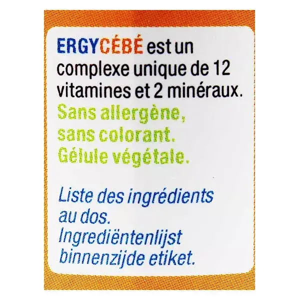 Nutergia Ergycébé 30 cápsulas