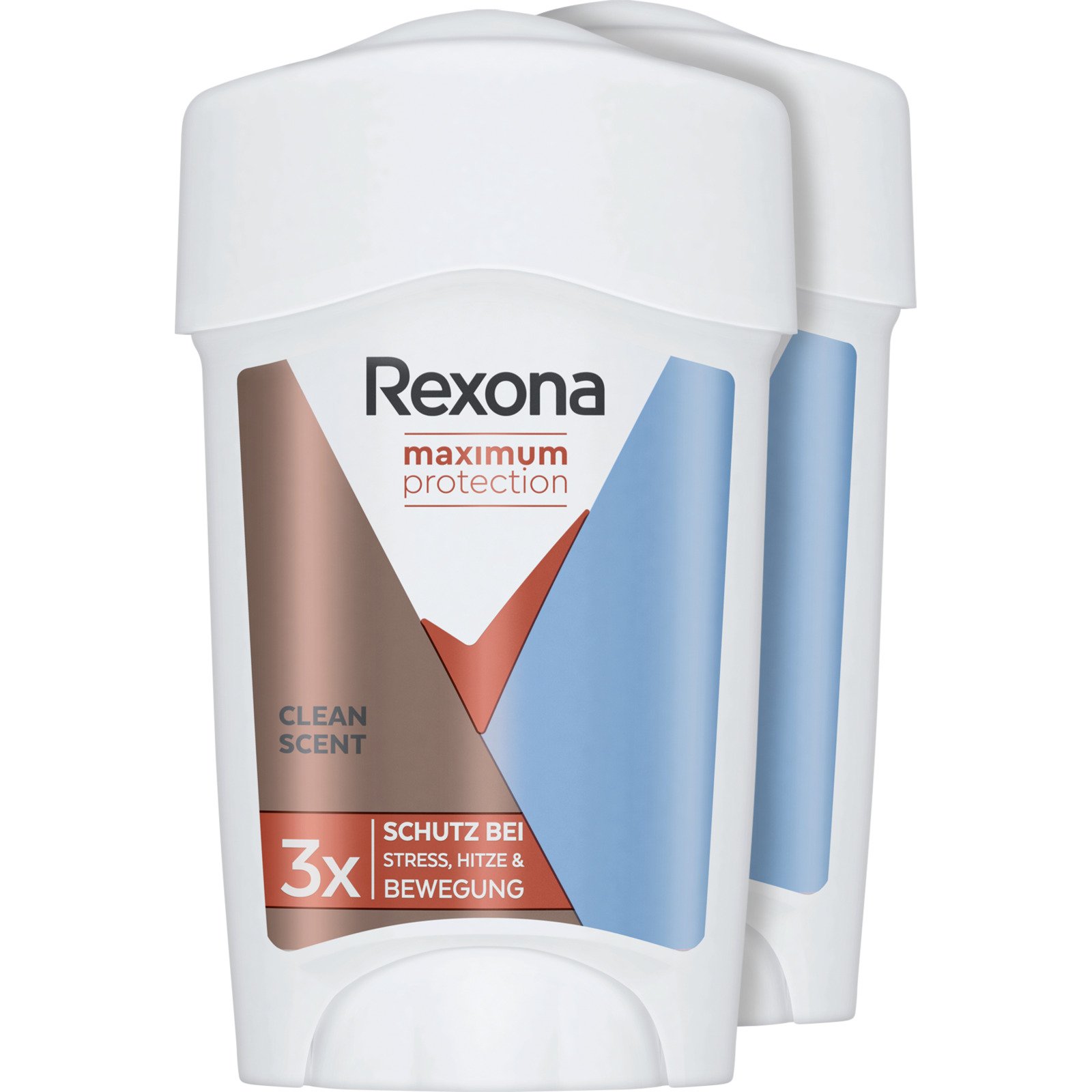 Rexona Deo Creme Maximum Protection Clean Scent 2 x 45 ml