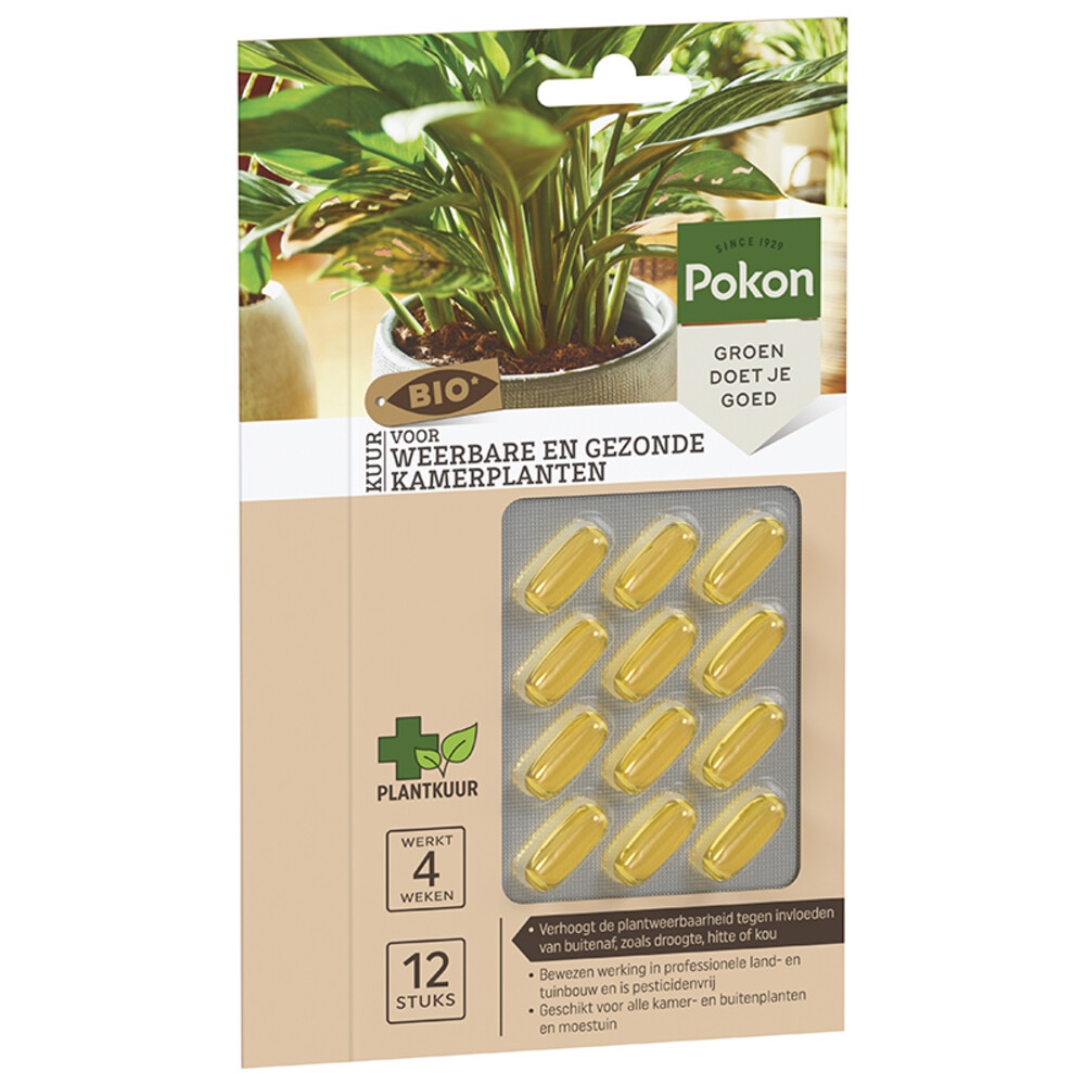 Pokon Biologische Kuur Voor Weerbare en Gezonde Planten Capsules12 stuks