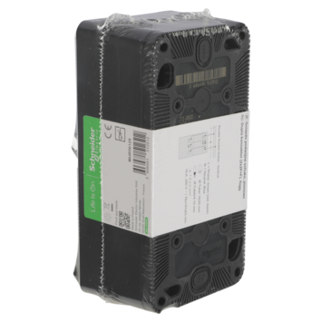 Schneider Electric Mureva Styl wandcontactdoos 2-voudig verticaal IP55 antraciet