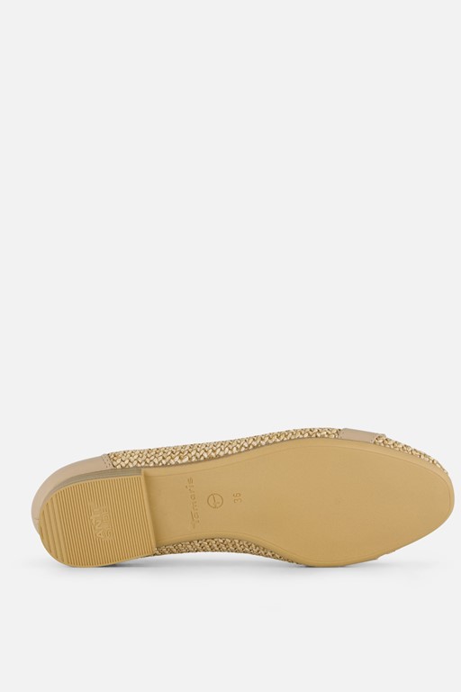 Tamaris Ballerina's taupe Synthetisch