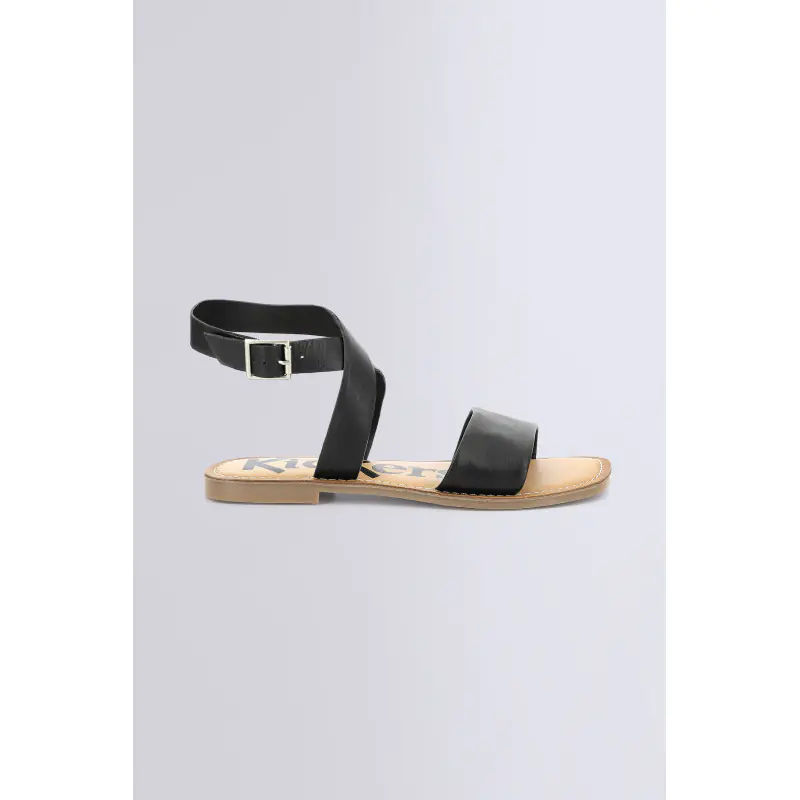 KICK GIMIK NOIR SANDALES Cuir Femme