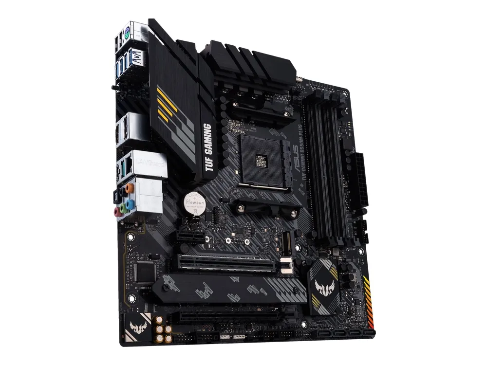 [OUTLET] - ASUS TUF GAMING B550M-PLUS - Bundkort - micro ATX - Socket AM4 - AMD B550 Chipset - USB-C Gen2, USB 3.2 Gen 1, USB 3.2 Gen 2 - 2.5 Gigabit LAN - onboard grafik (CPU påkrævet) - HD Audio (8-kanaler)