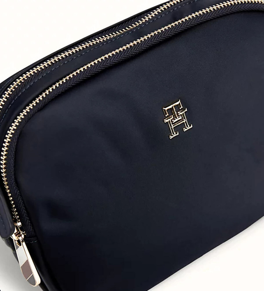 Bolsa de ombro Tommy Hilfiger TH Emblem azul-marinho