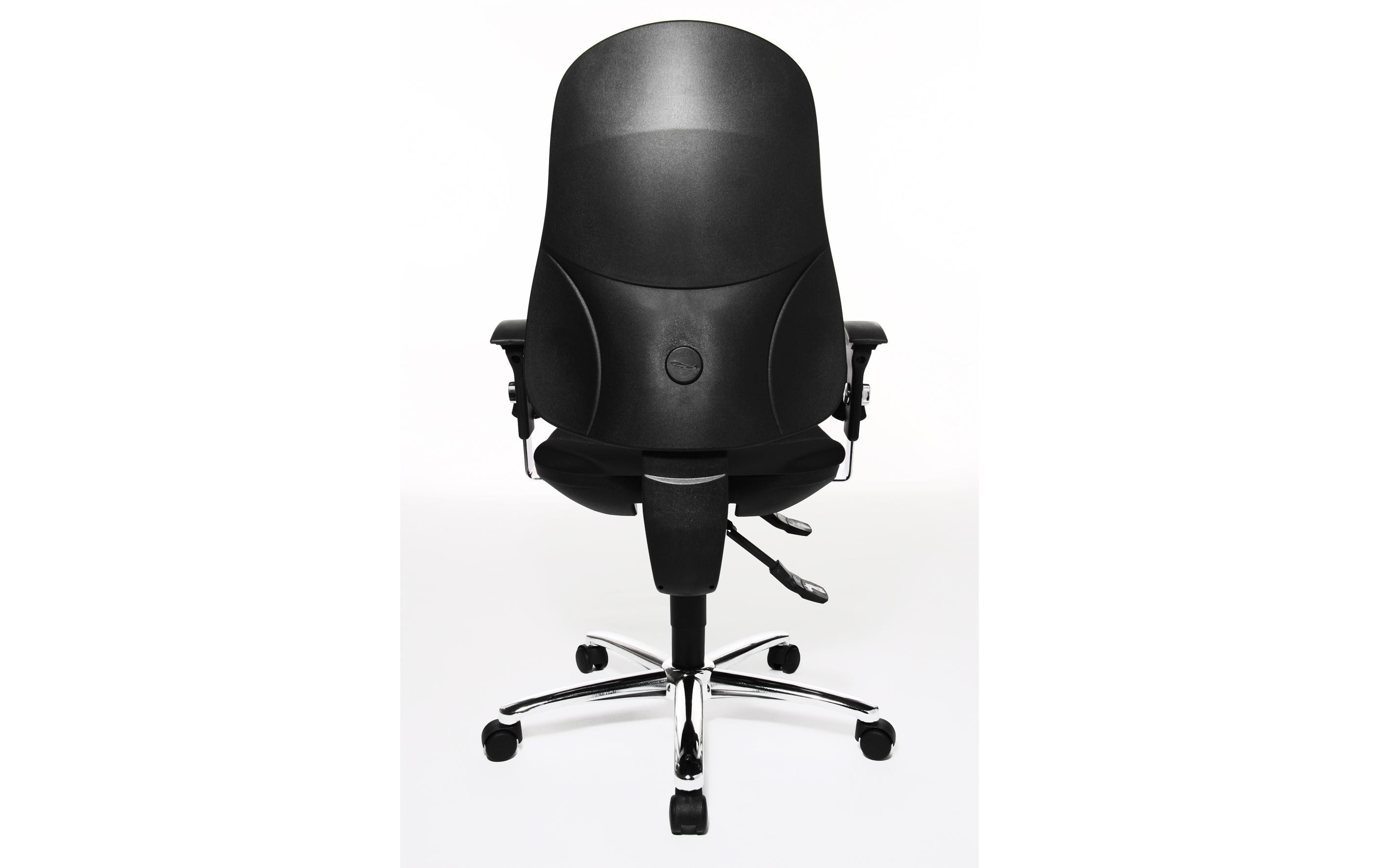 Bürostuhl Support Syncro Deluxe, Schwarz<br>Bequemer Bandscheiben-Drehstuhl