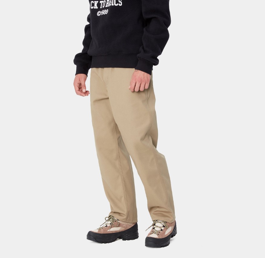 Carhartt WIP Midland Single Knee Pant Leather Rinsed