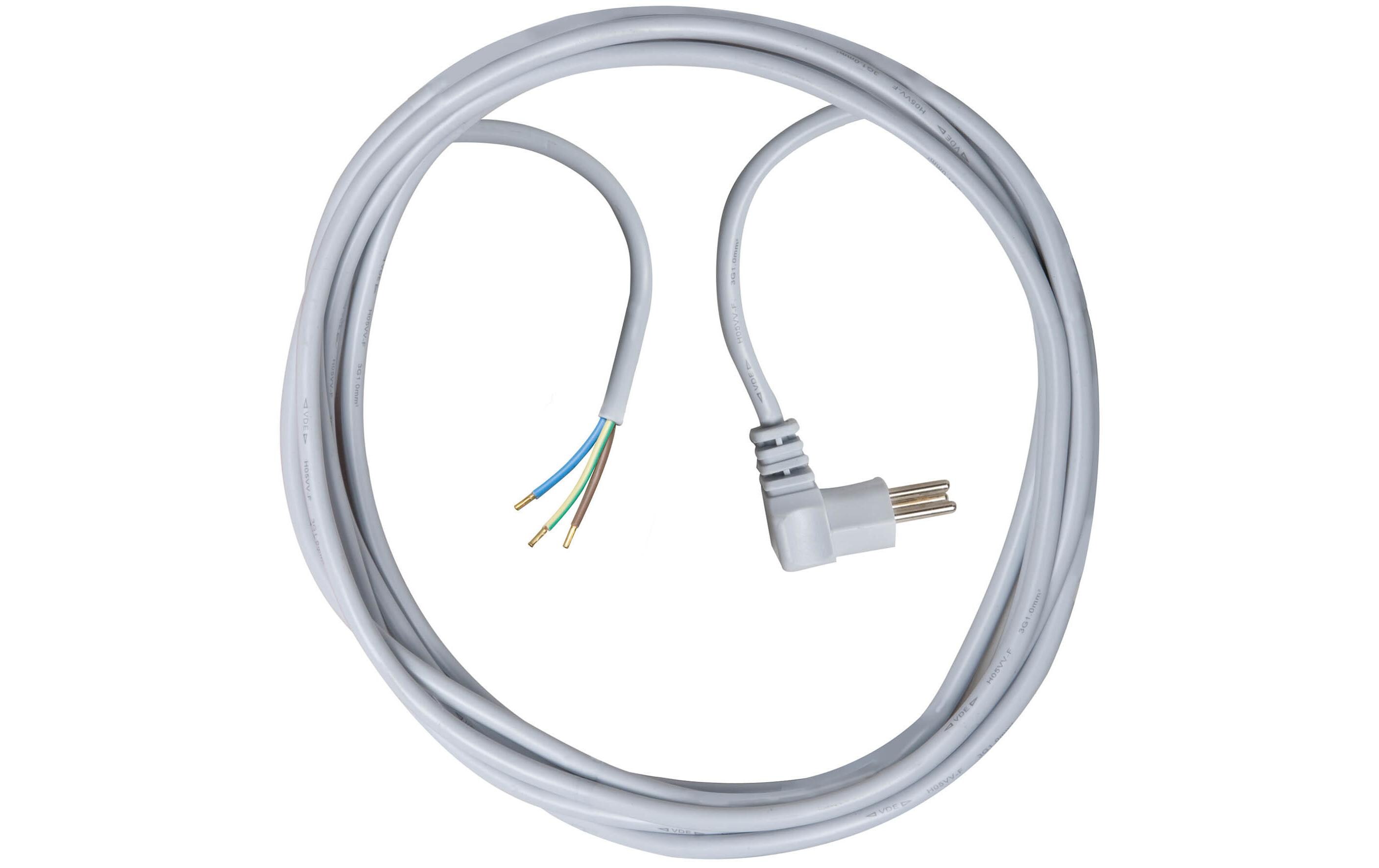 Anschlusskabel 5 m Offen-T12T12-Stecker, 5 m, grau