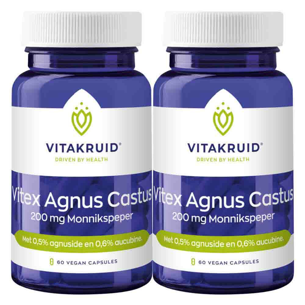 2x Vitakruid Vitex Agnus Castus 60 vegacapsules