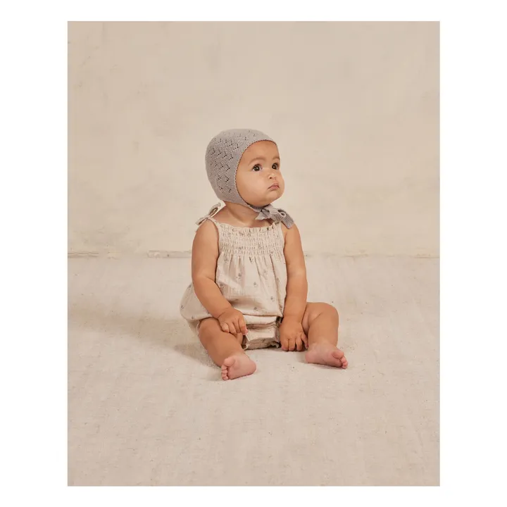 Quincy Mae Barboteuse Betty Smockée | Beige