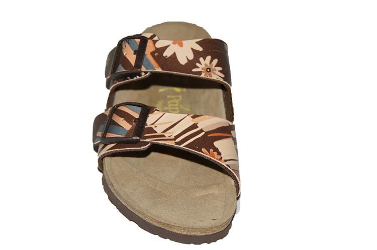 Birkenstock Arizona Papillio Smal Stroke and Flowers Brown (245243)