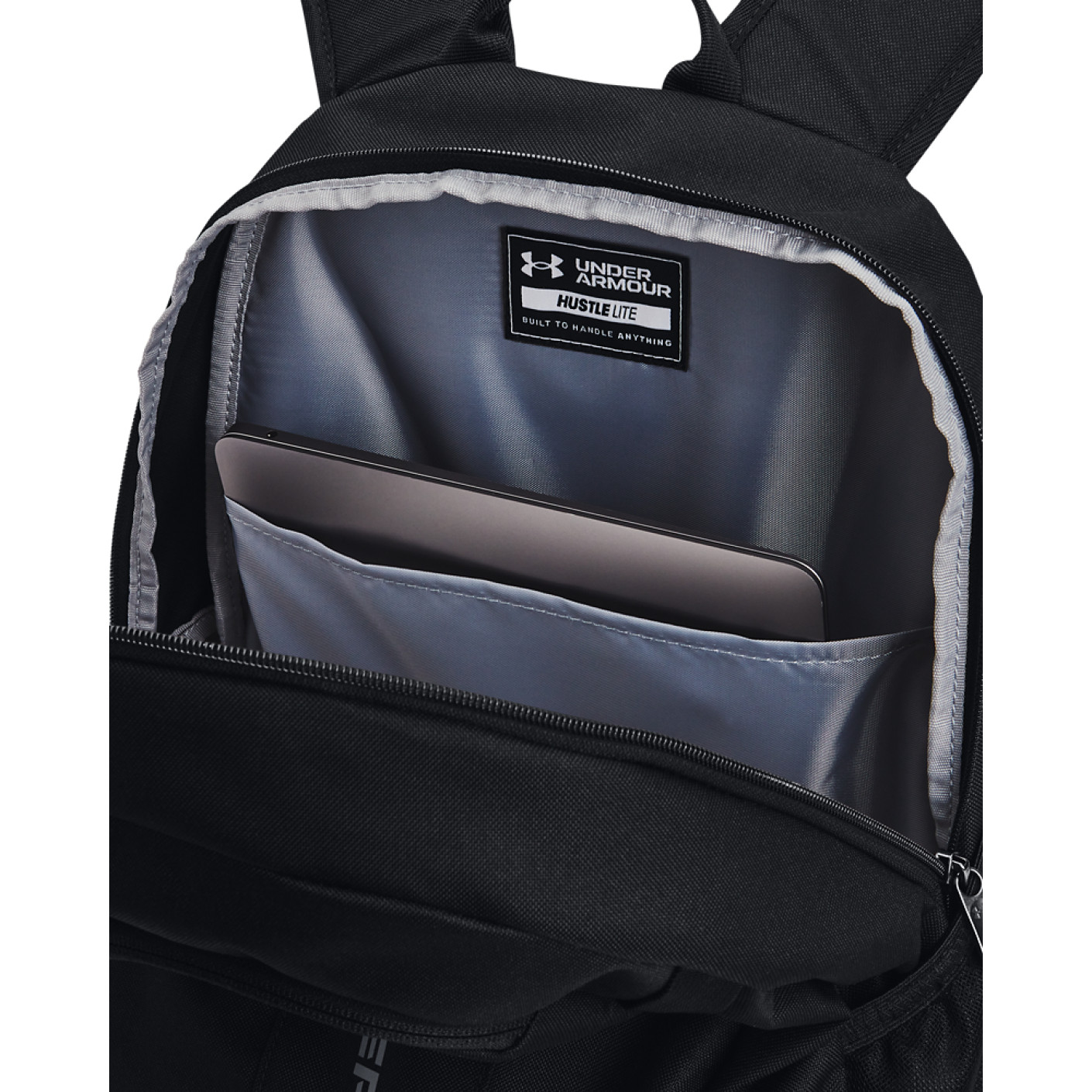 Under Armour Hustle Lite Rugzak Zwart Grijs