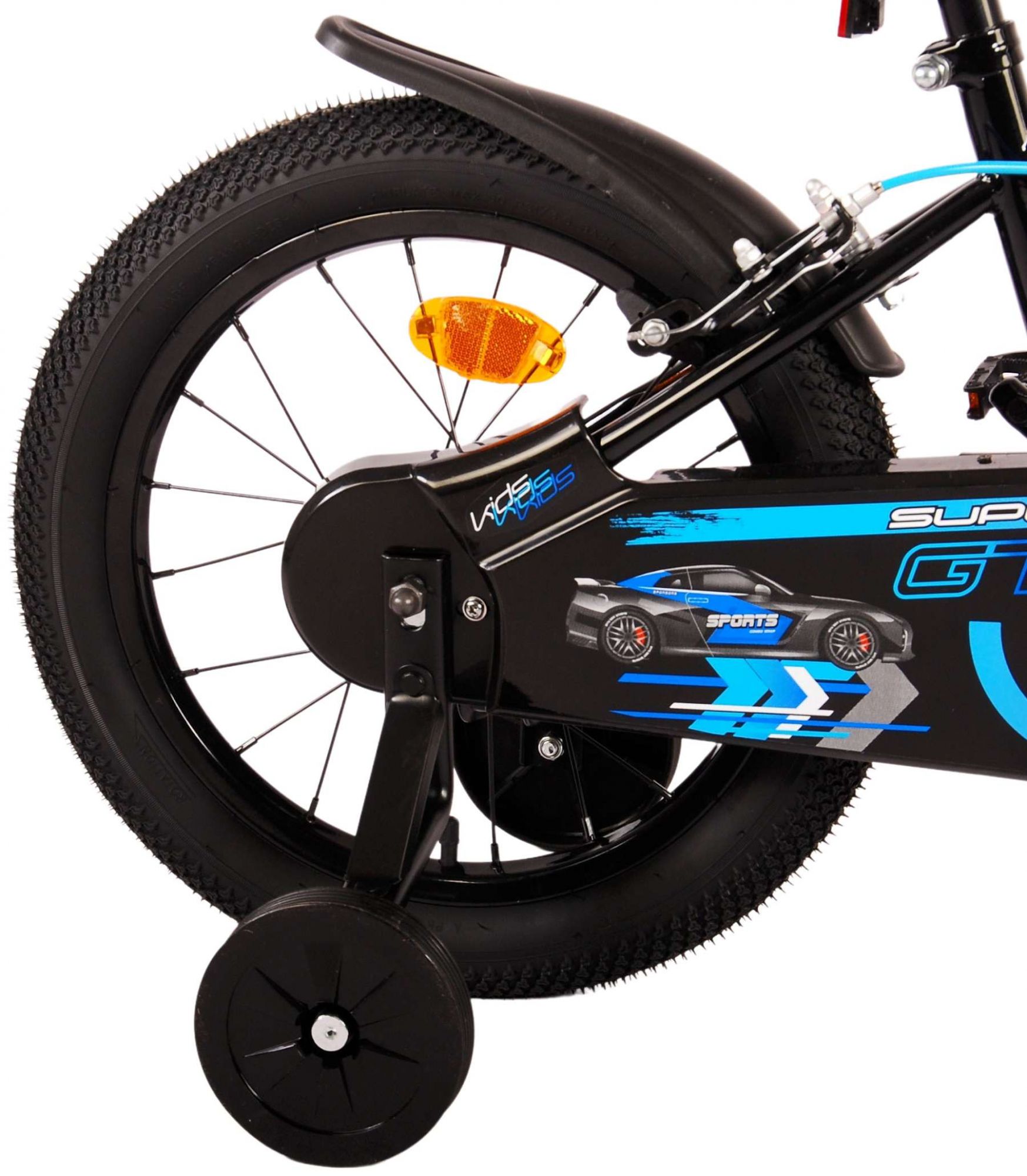 Kinderfahrrad Super GT Fahrrad für Jungen 16 Zoll Kinderrad in Blau