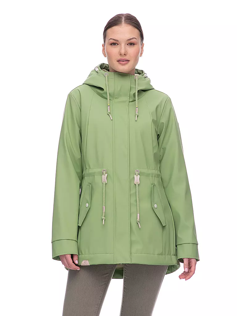 RAGWEAR Regenjacke MONADIS grün