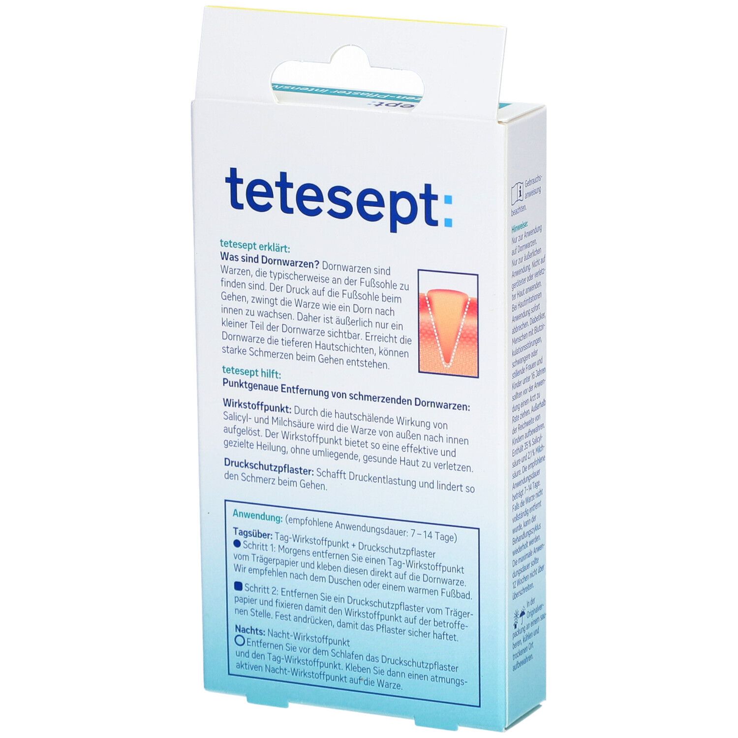 tetesept® Dornwarzen-Pflaster intensiv