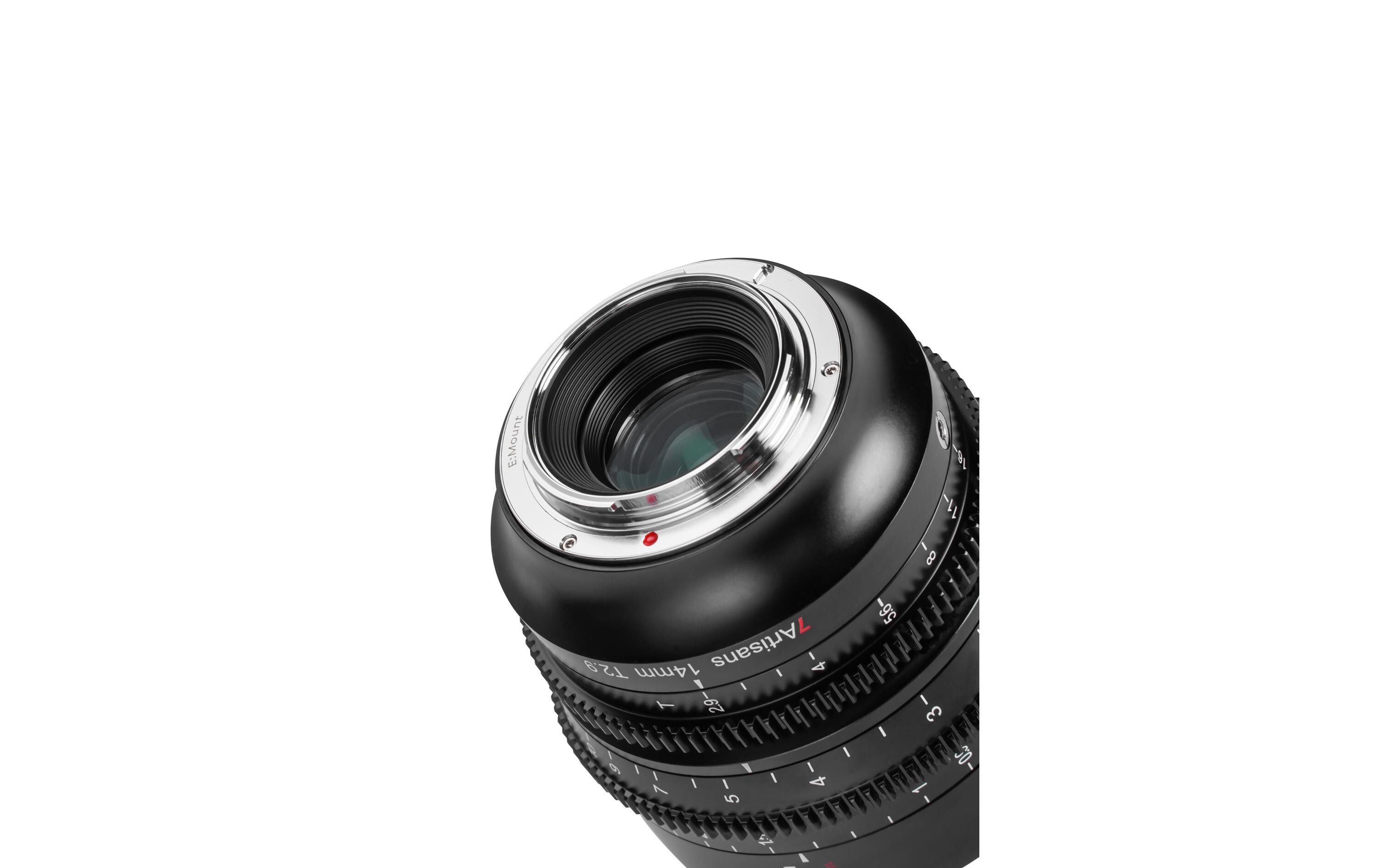 Festbrennweite 14 mm T/2.9 – Sony E-Mount<br>Ultraweitwinkel Cine-Objektiv